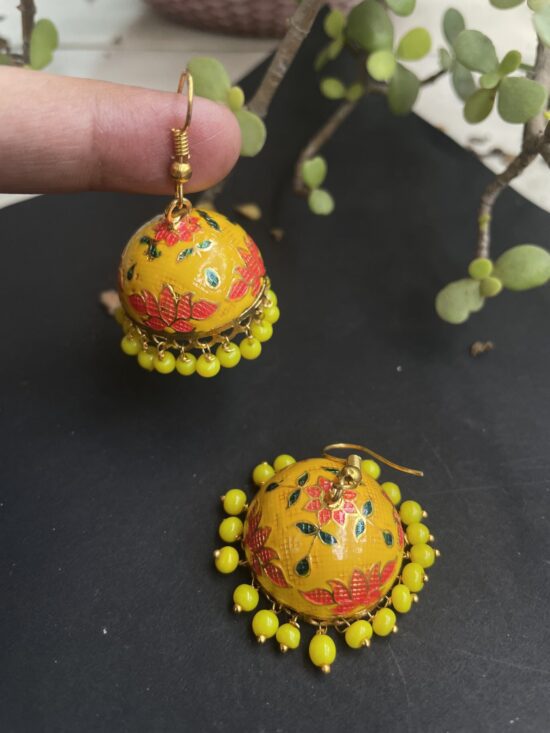 Multicolored Meenakari Jhumkas AJP2023-44