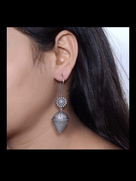 Shanku Style Oxidised Earrings AJP2023-90