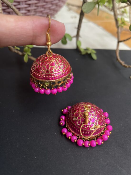 Medium Size Meenakari Earrings AJP2023-53