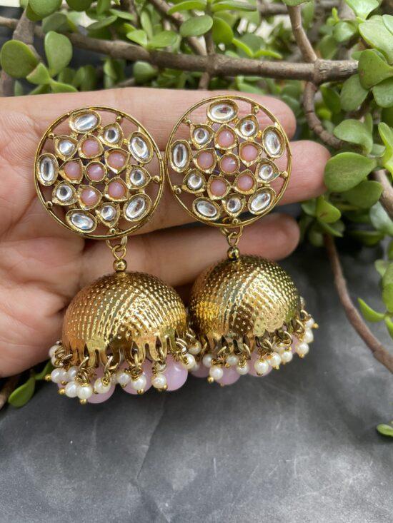 Super Light Weight Kundan Earrings AJP2023-144