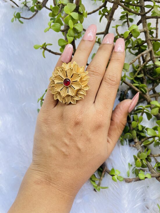 Floral Finger Ring AJP2023-341