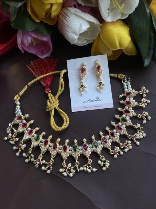 Traditional Chinchpethi With Earrings AJP2024-60