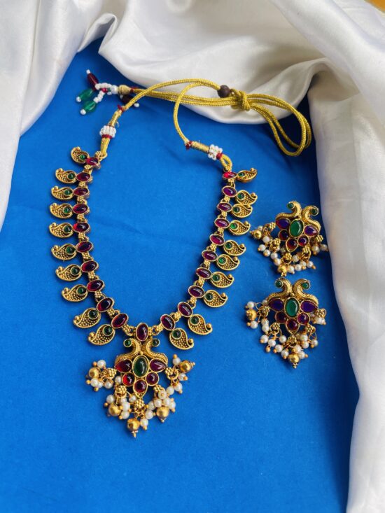 Phoolrani Necklace With Earrings AJP2024-376