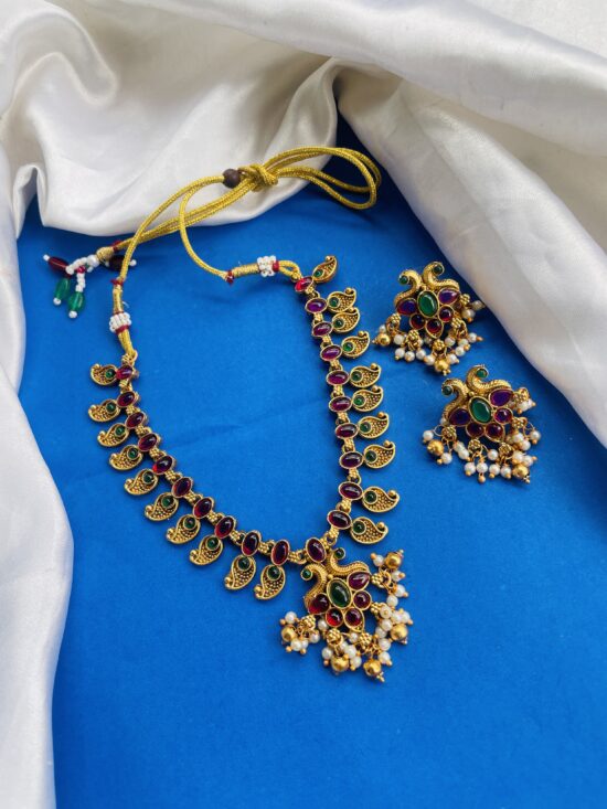 Phoolrani Necklace With Earrings AJP2024-376