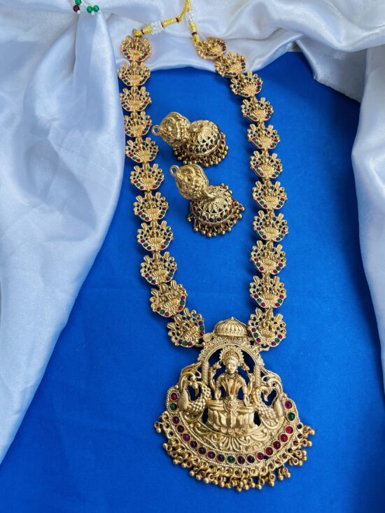 Shubh Lakshmi Necklace With Earrings AJP2024-428