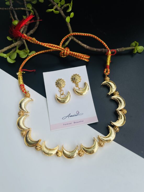 Chandrika Necklace With Earrings AJP2025-371
