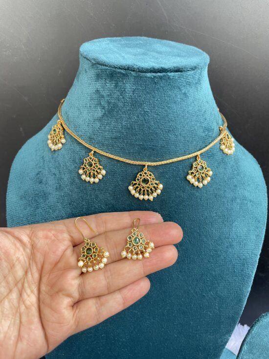 Chain Necklace With Earrings AJP2025-408