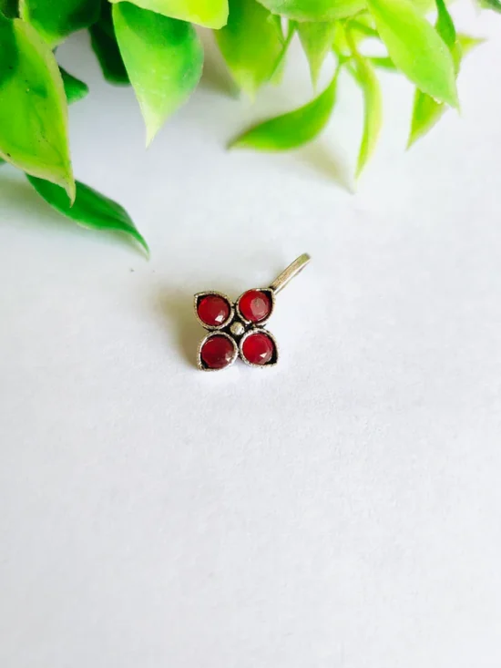 Oxidised Nose Pin AJP2026-66