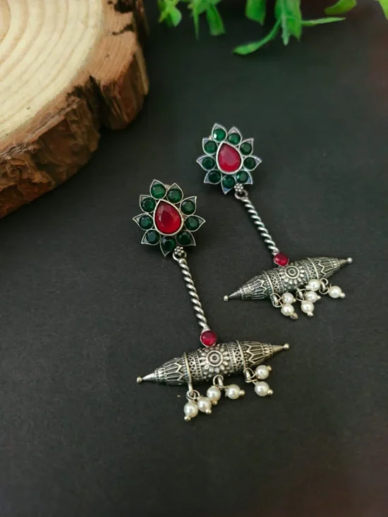 Oxidised Earrings AJP2026-32