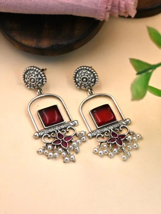 Oxidised Earrings AJP2026-34