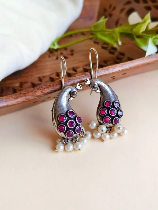 Oxidised Earrings AJP2026-86