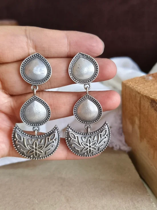 Oxidised Earrings AJP2026-55