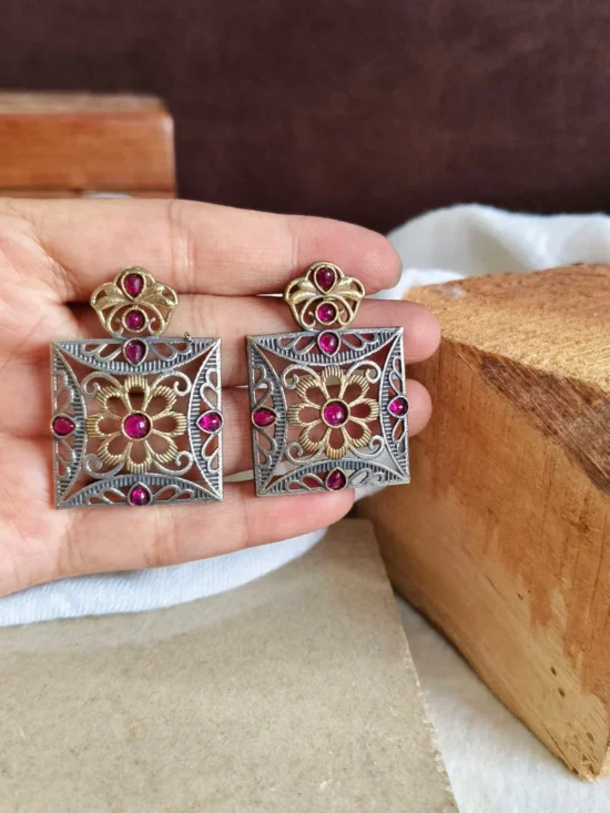 Oxidised Earrings AJP2026-63