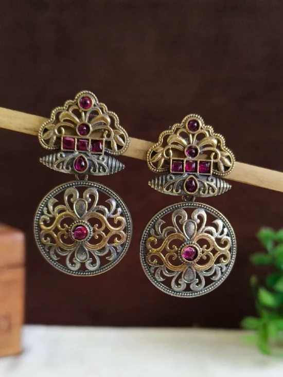 Oxidised Earrings AJP2026-36