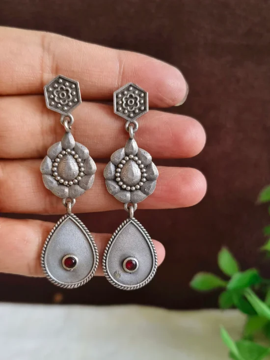 Oxidised Earrings AJP2026-52