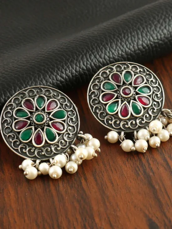 Oxidised Hook Earrings AJP2026-23