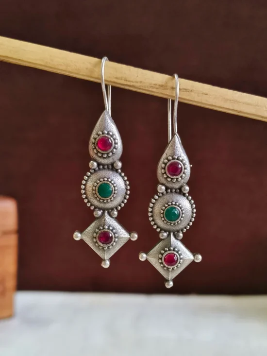 Oxidised Earrings AJP2026-30