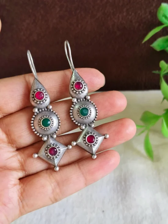 Oxidised Earrings AJP2026-30