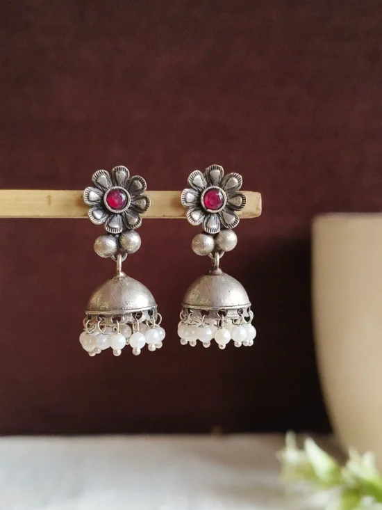 Oxidised Earrings AJP2026-74
