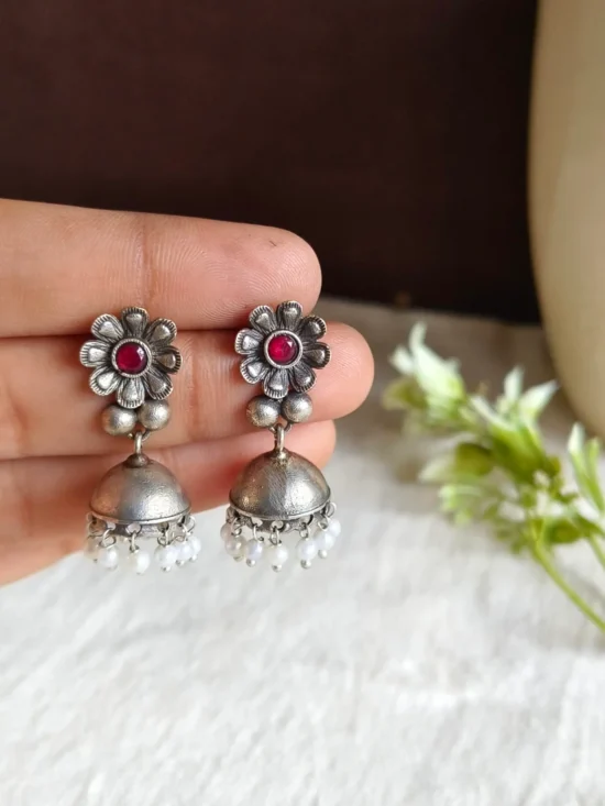 Oxidised Earrings AJP2026-74