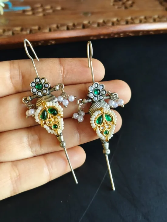 Oxidised Earrings AJP2026-46