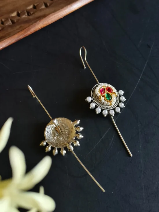 Oxidised Earrings AJP2026-45