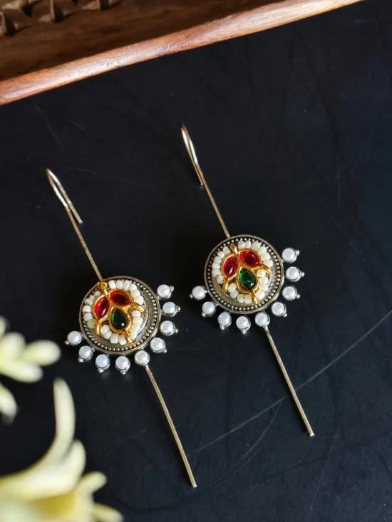 Oxidised Earrings AJP2026-45