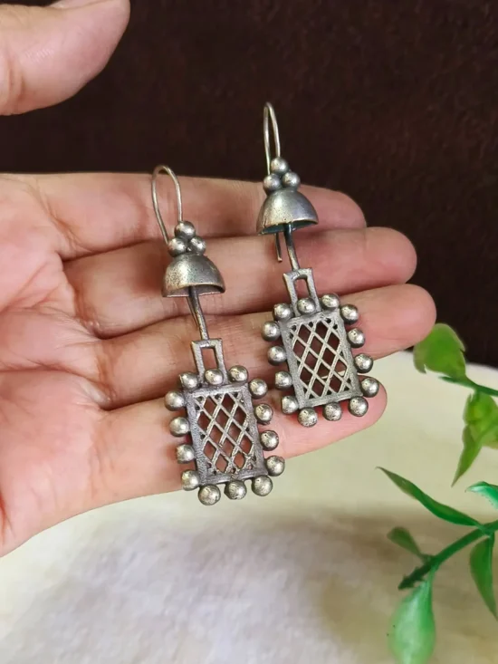 Oxidised Earrings AJP2026-83
