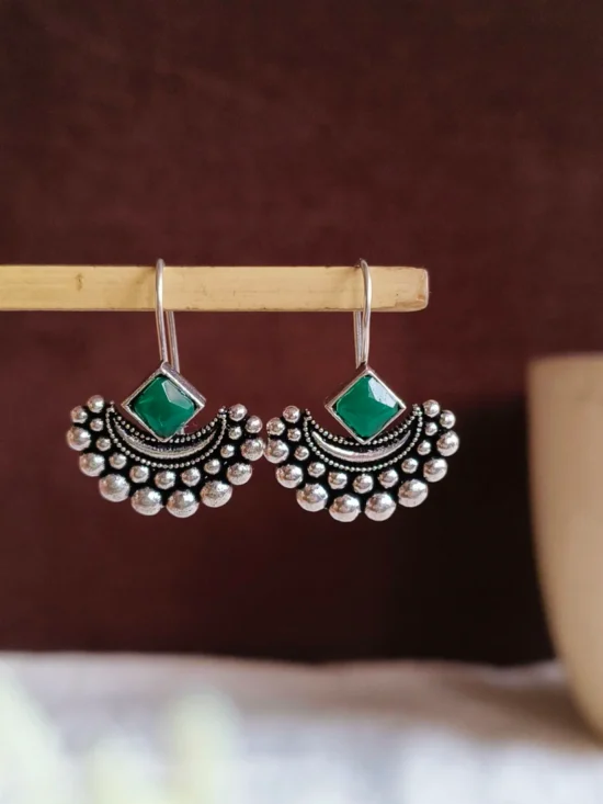 Oxidised Hook Earrings ajp2026-21