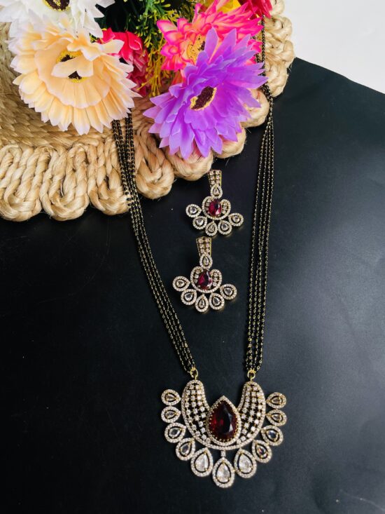 AD Stone Mangalsutra AJP2026-130
