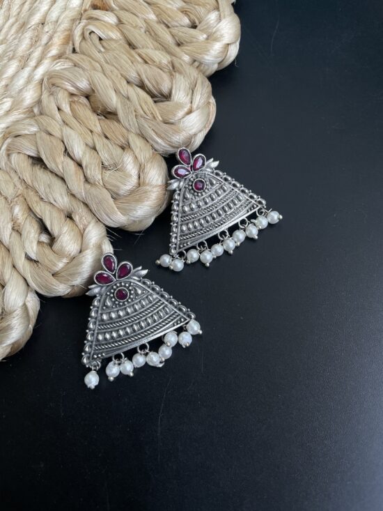 Oxidised Earrings AJP2026-93