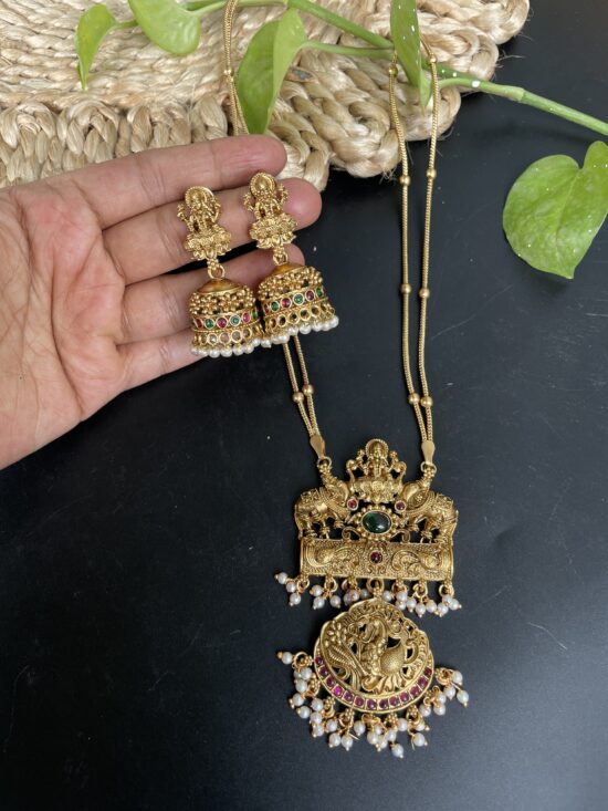 Traditional Laxmi Chain Haar Necklace AJP2026-106