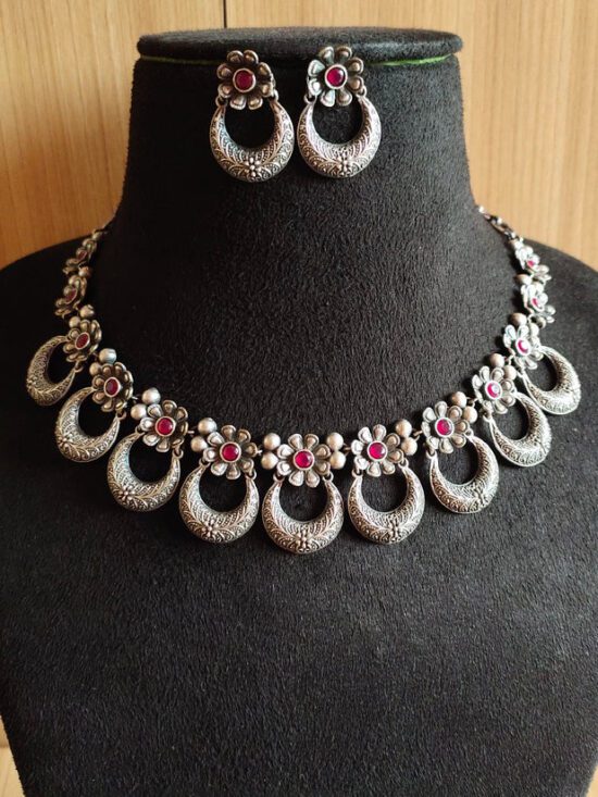 Oxidised Necklace AJP2026-143