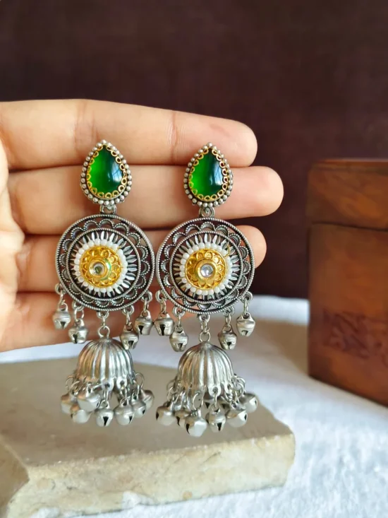 Oxidised Earrings AJP2026-146