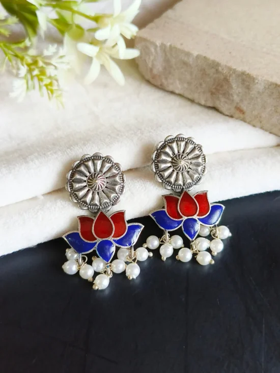 Oxidised Earrings AJP2026-139