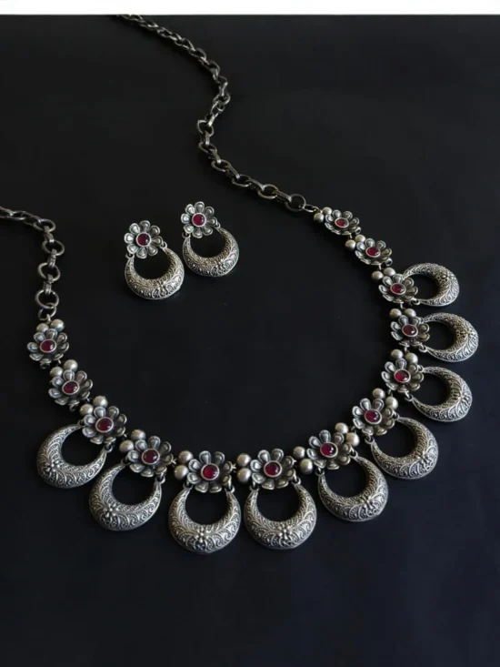 Oxidised Necklace AJP2026-143