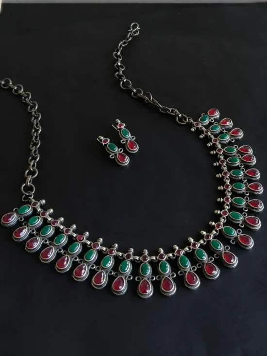 Oxidised Necklace AJP2026-172