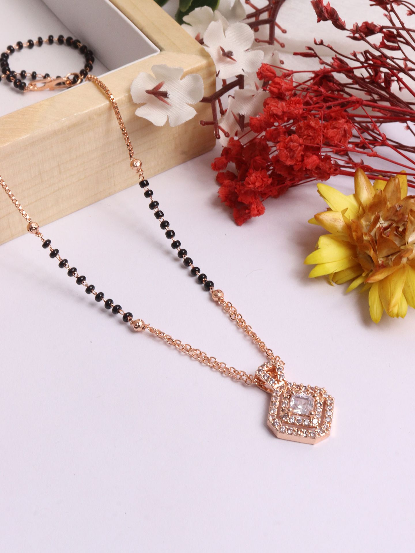 AD Stone Mangalsutra AJP2024-340 - Image 2