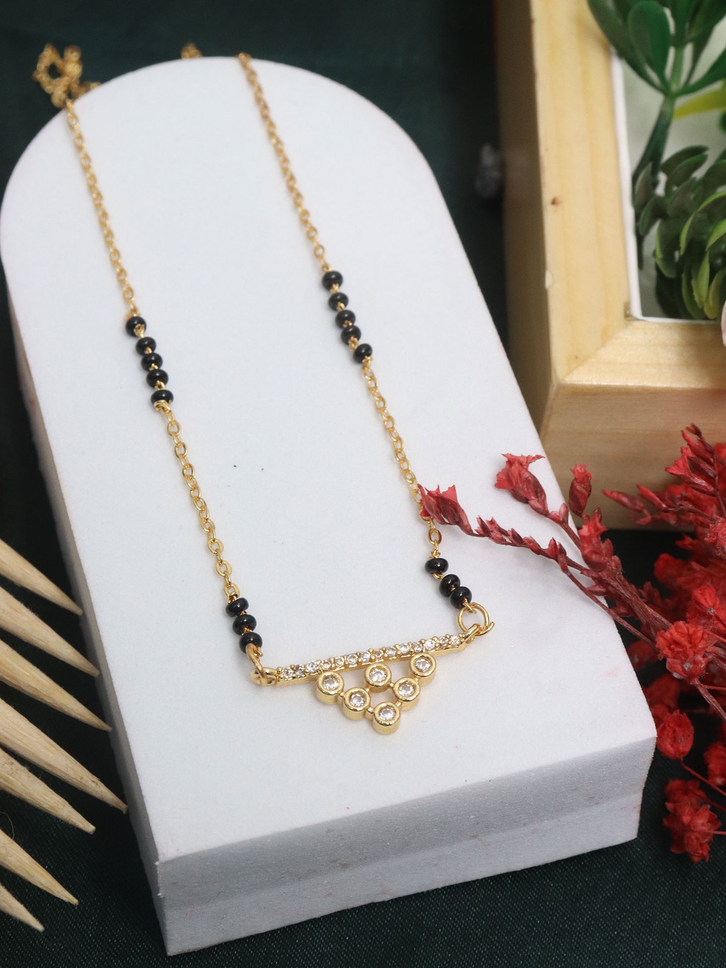AD Stone Mangalsutra AJP2024-238 - Image 2