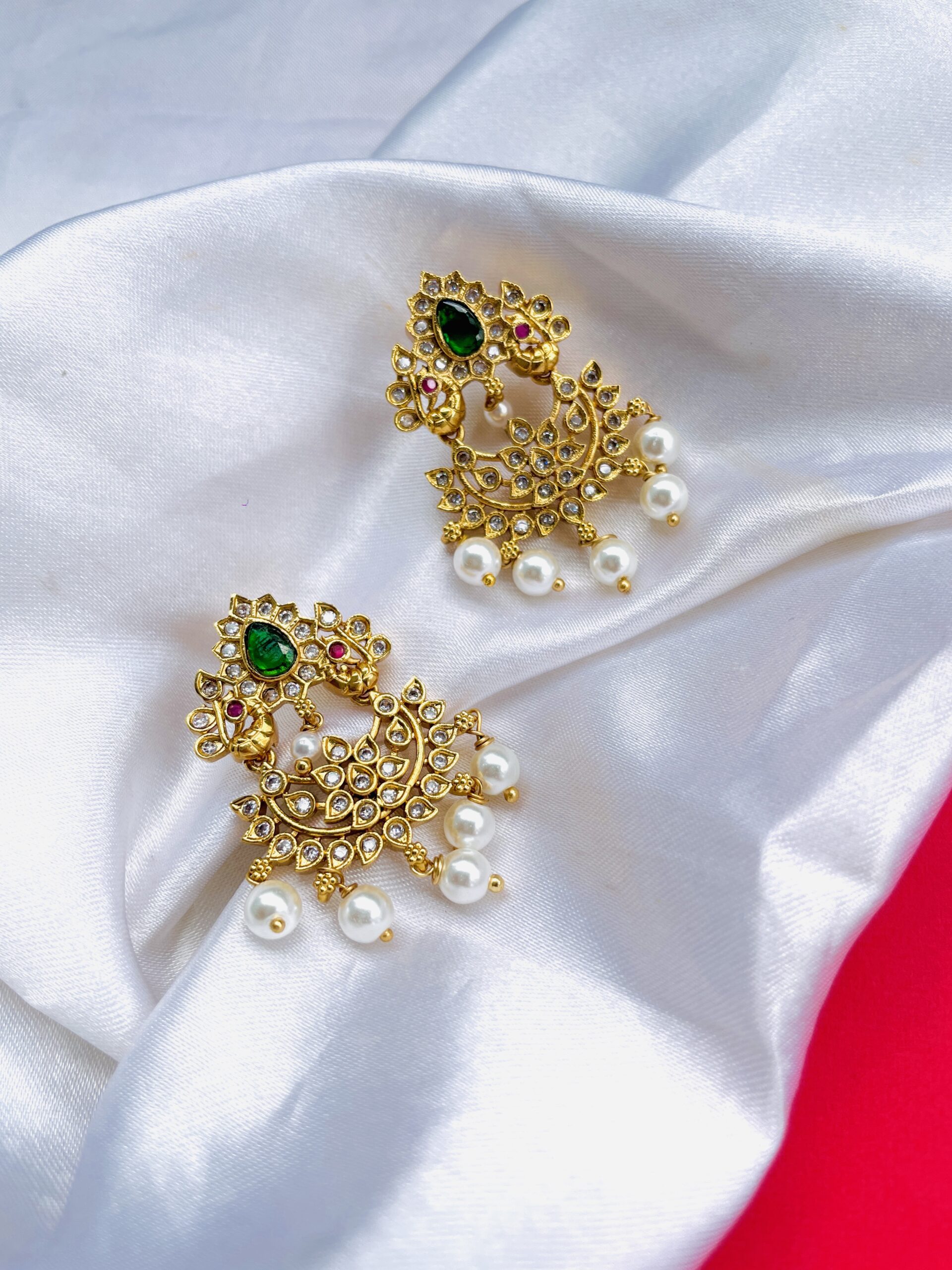 Pearl Kemp Long Haram With Earrings AJP2025-375 - Image 2