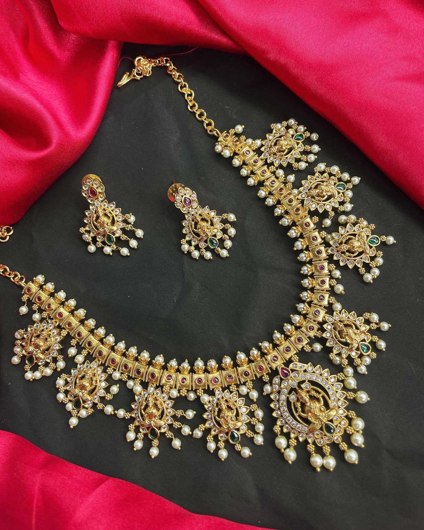 Guttapusalu Haram With Earrings AJP2023-256