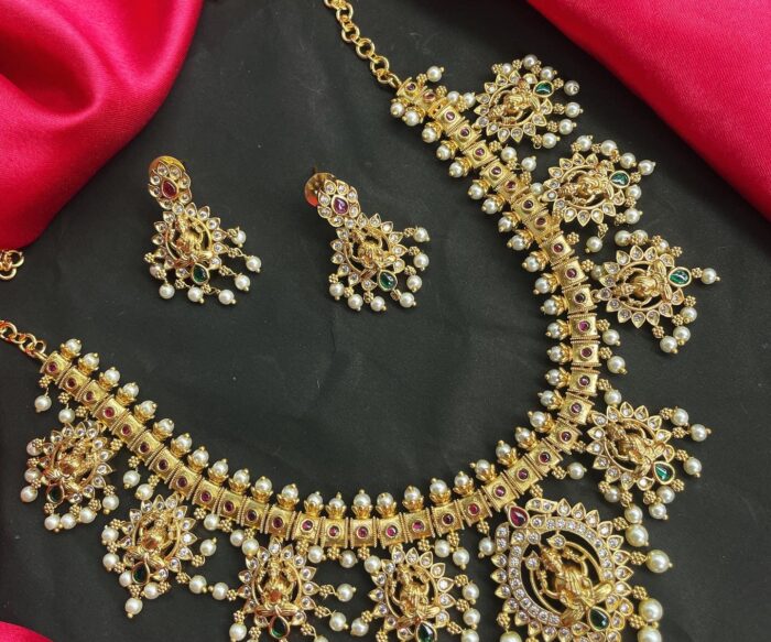 Guttapusalu Haram With Earrings AJP2023-256