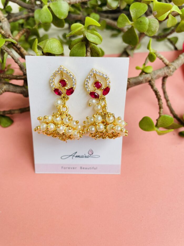 Tejas Ad Stone Earrings AJP2024-160