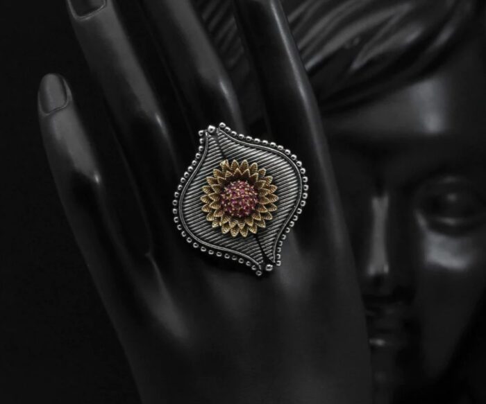 Rani Color Premium Oxidised Rings AJP2023-24