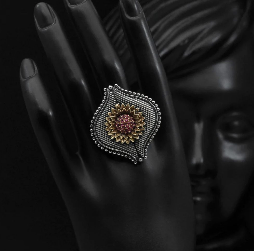 Rani Color Premium Oxidised Rings AJP2023-24