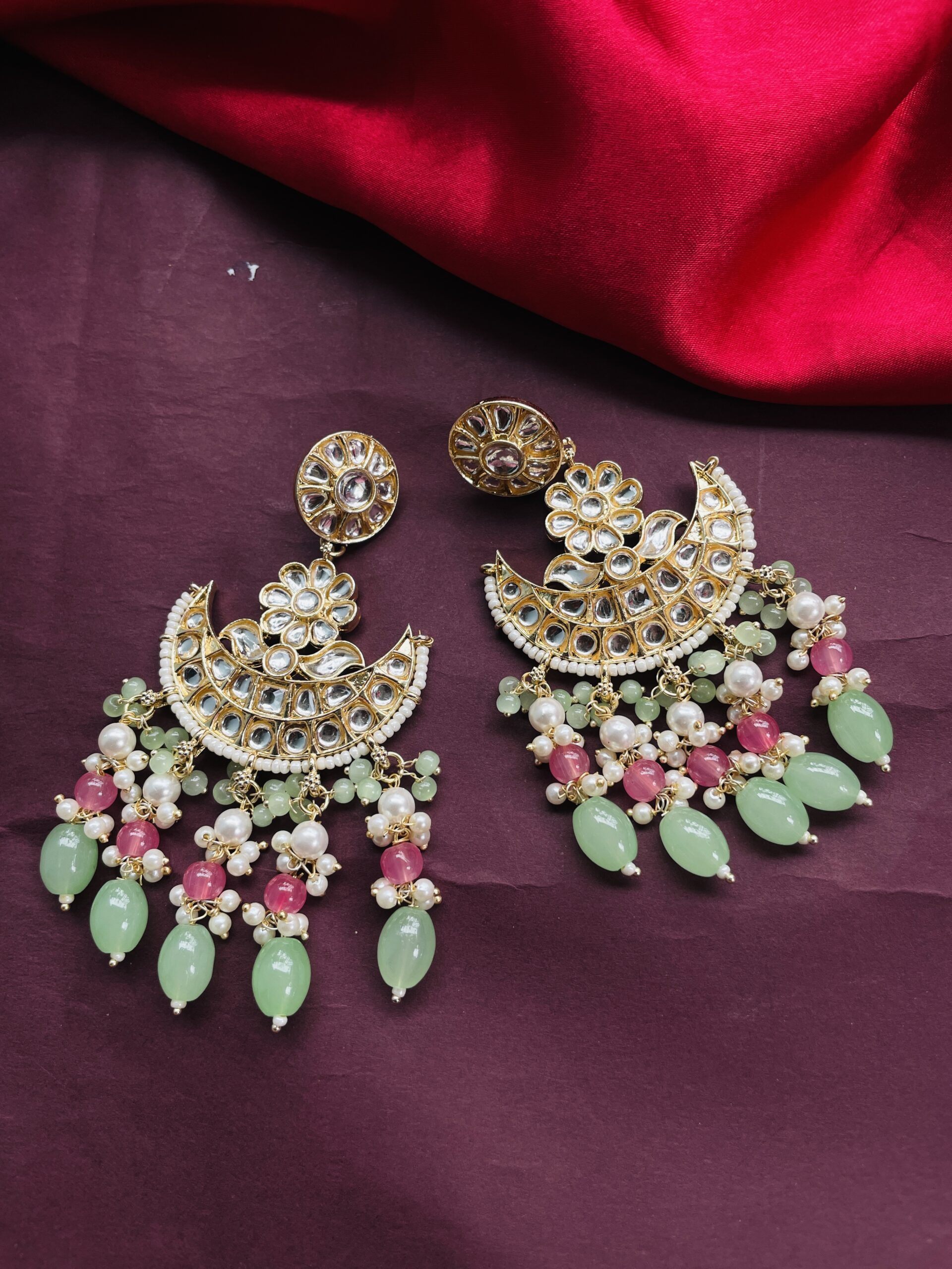 Rubina Necklace With Earrings AJP2024-431 - Image 3