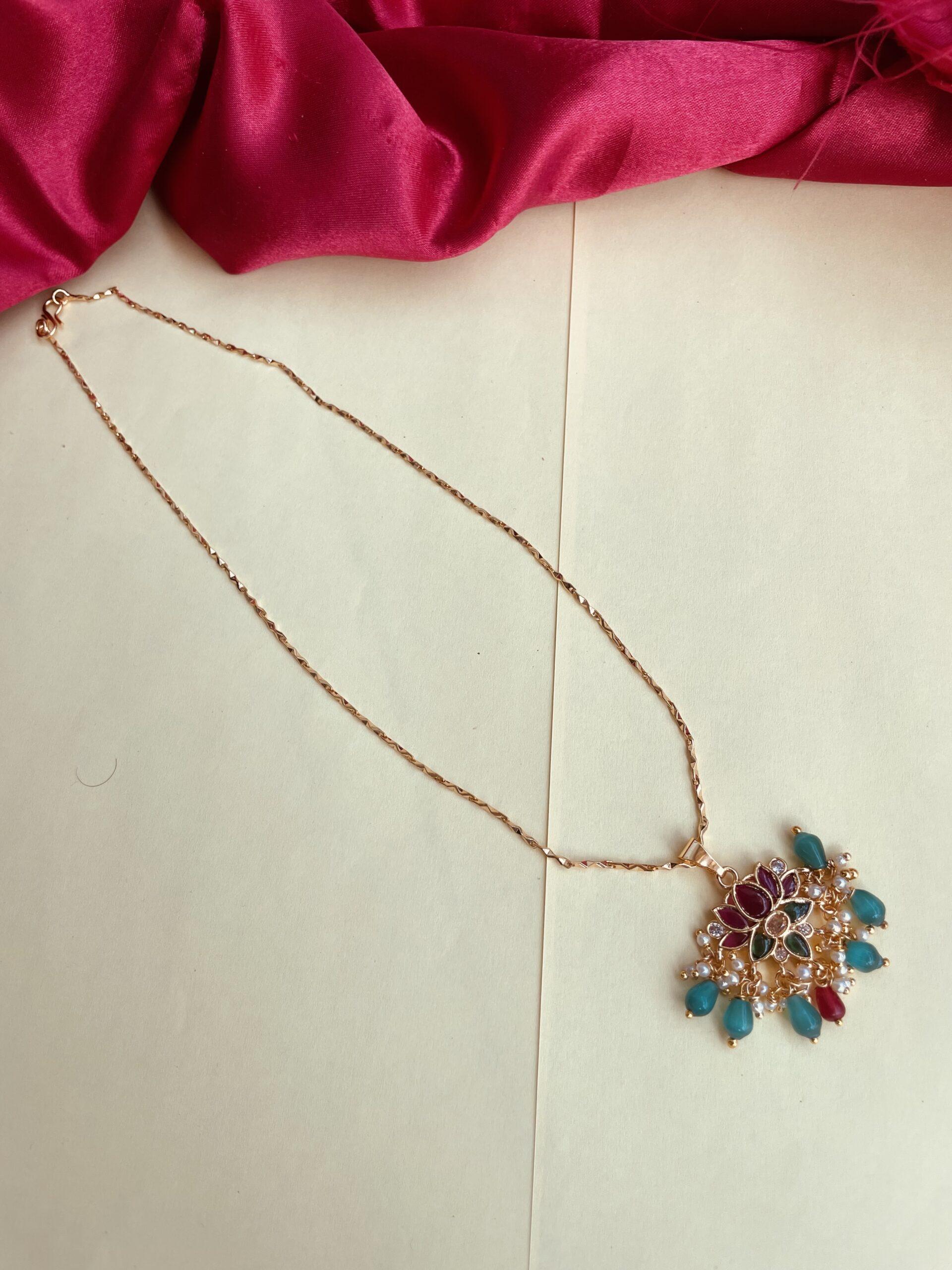 Kemp Stone Chain Necklace AJP2023-79 - Image 2