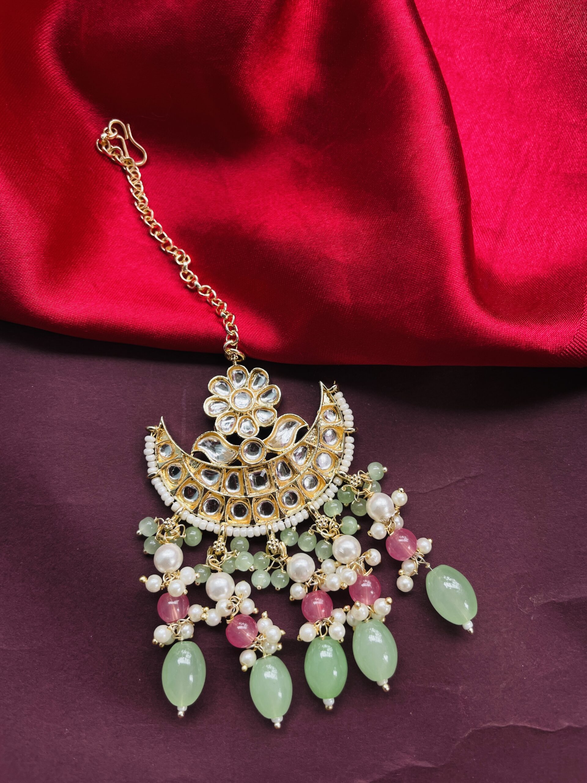 Rubina Necklace With Earrings AJP2024-431 - Image 4