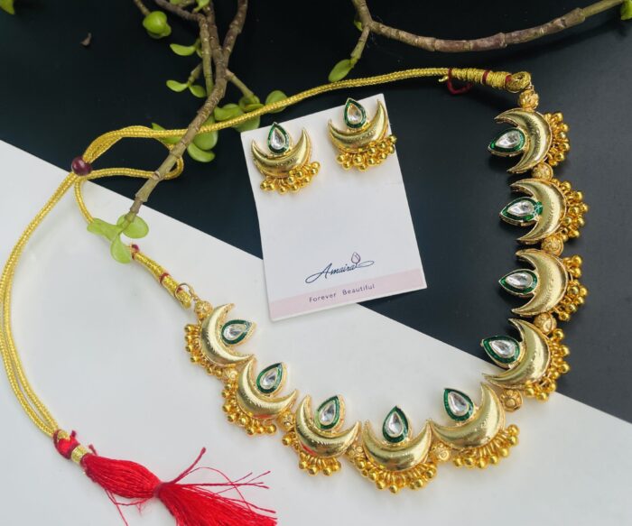 Prutha Necklace With Earrings AJP2025-373