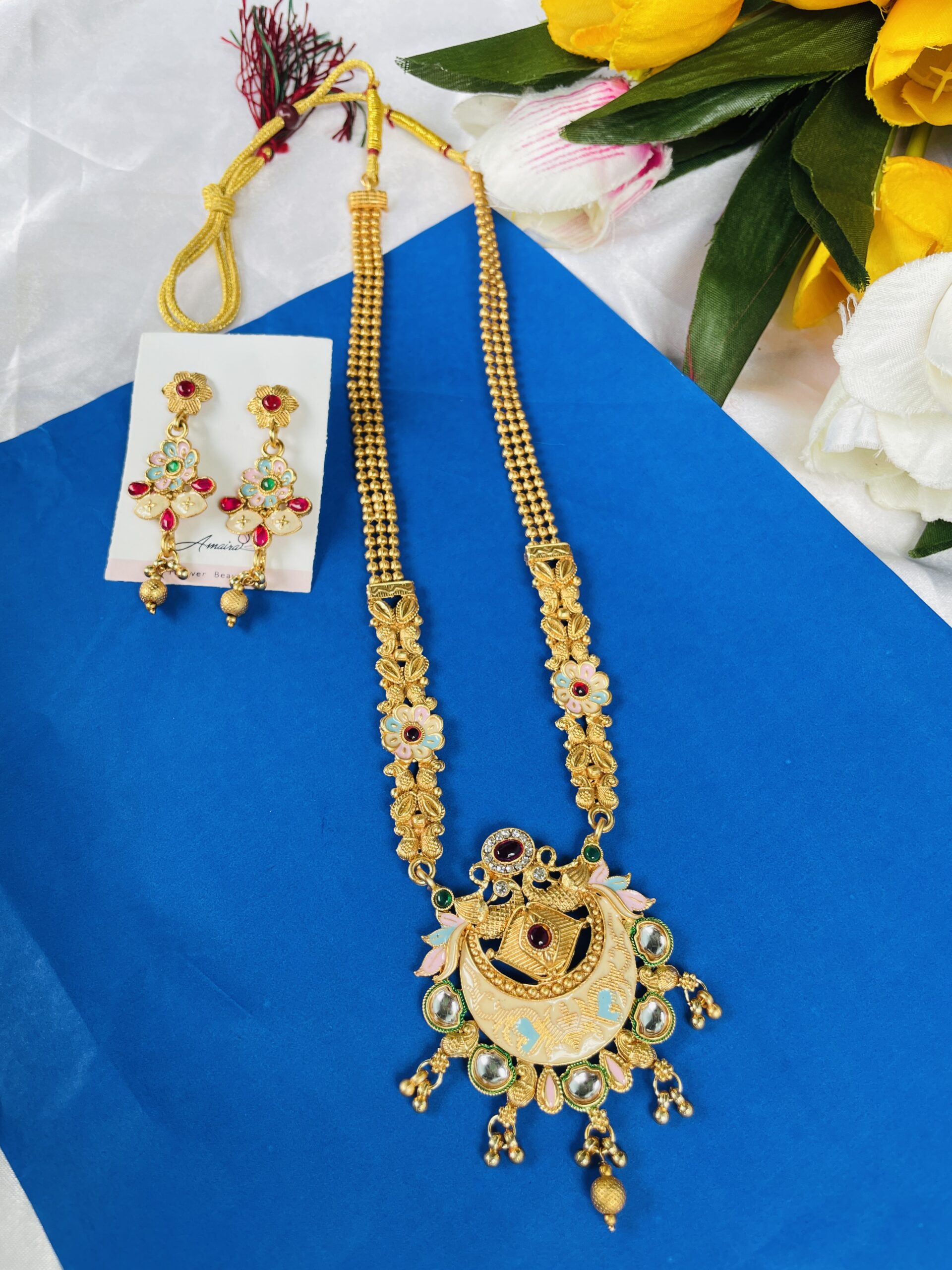 Pushpak Long Necklace AJP2024-223